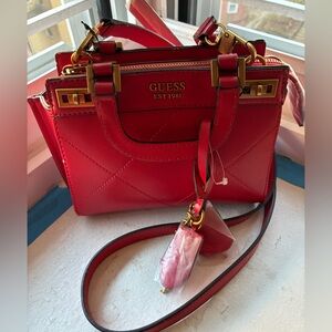 Guess Katey Mini Satchel Quilted Bag NWOT